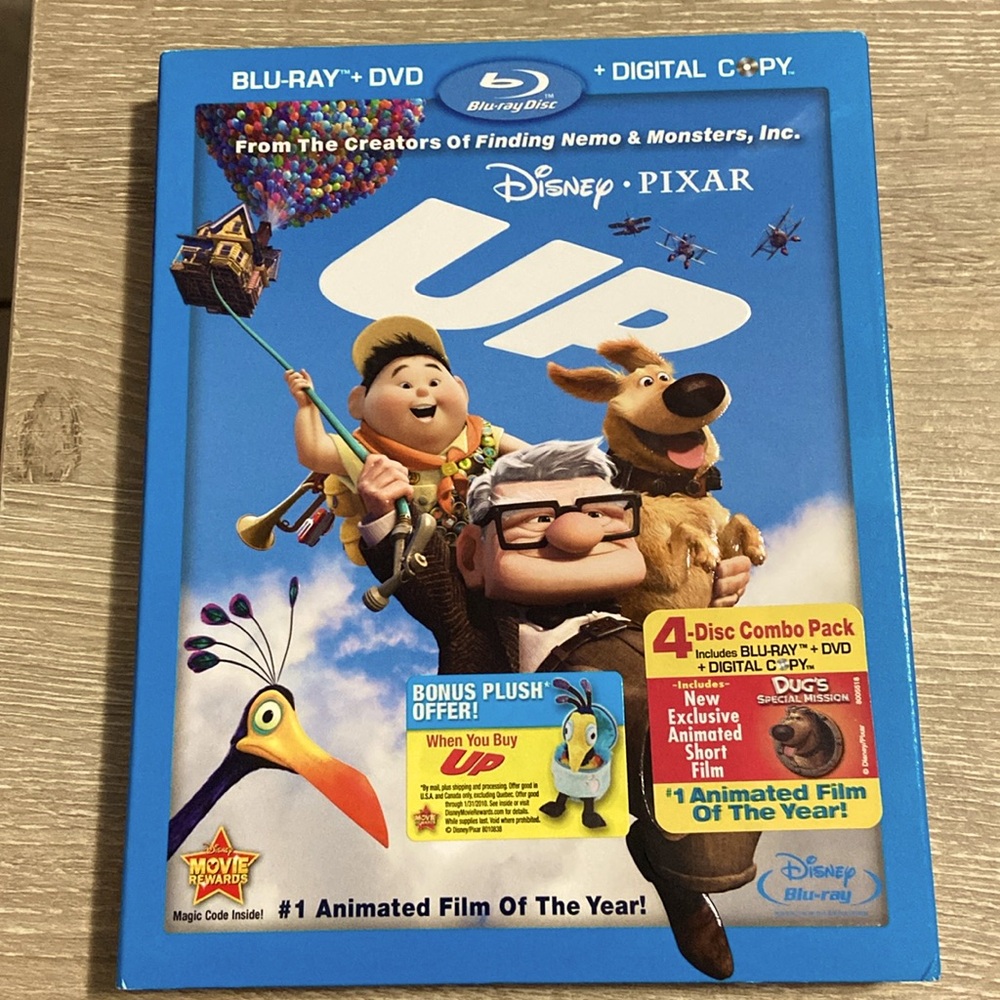 Disney Pixar Up (Includes 2-Disc Blu-ray + DVD, 2009)